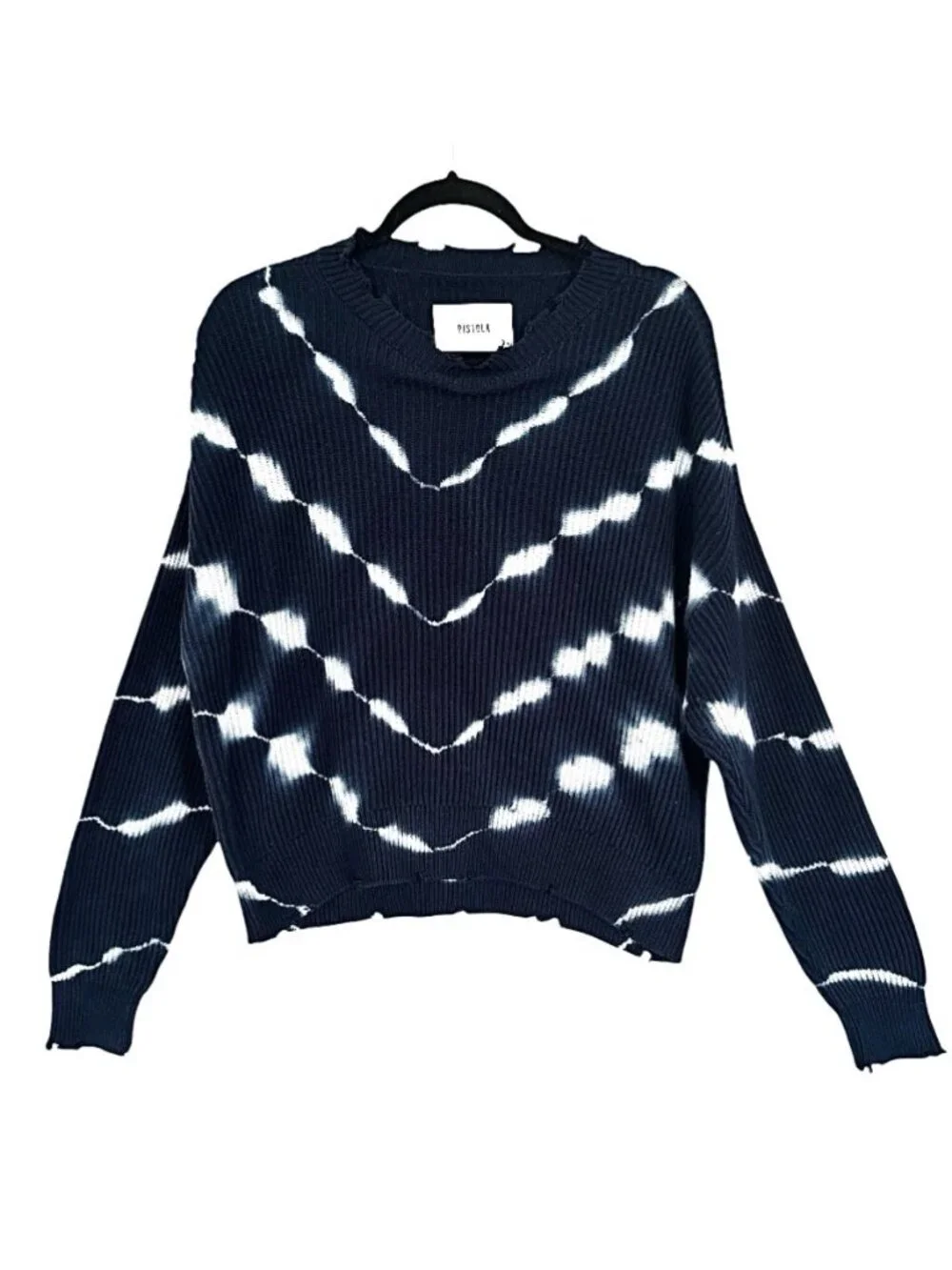 Pistola Eva Distressed Crewneck Sweater